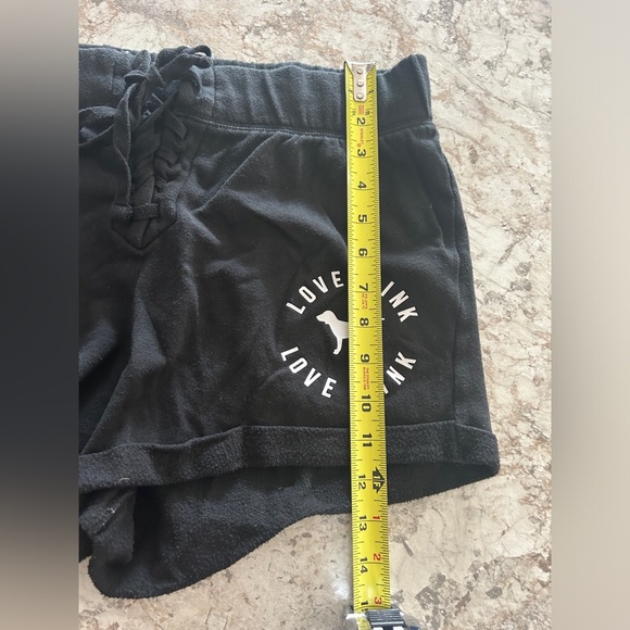 VS PINK Black Dog Logo Shorts Medium - Picture 9 of 10